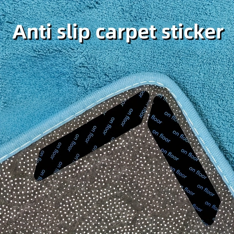 Set of 4/8/12/16 Non-Slip Carpet Grippers for Hardwood Floors Reusable Mat Holders