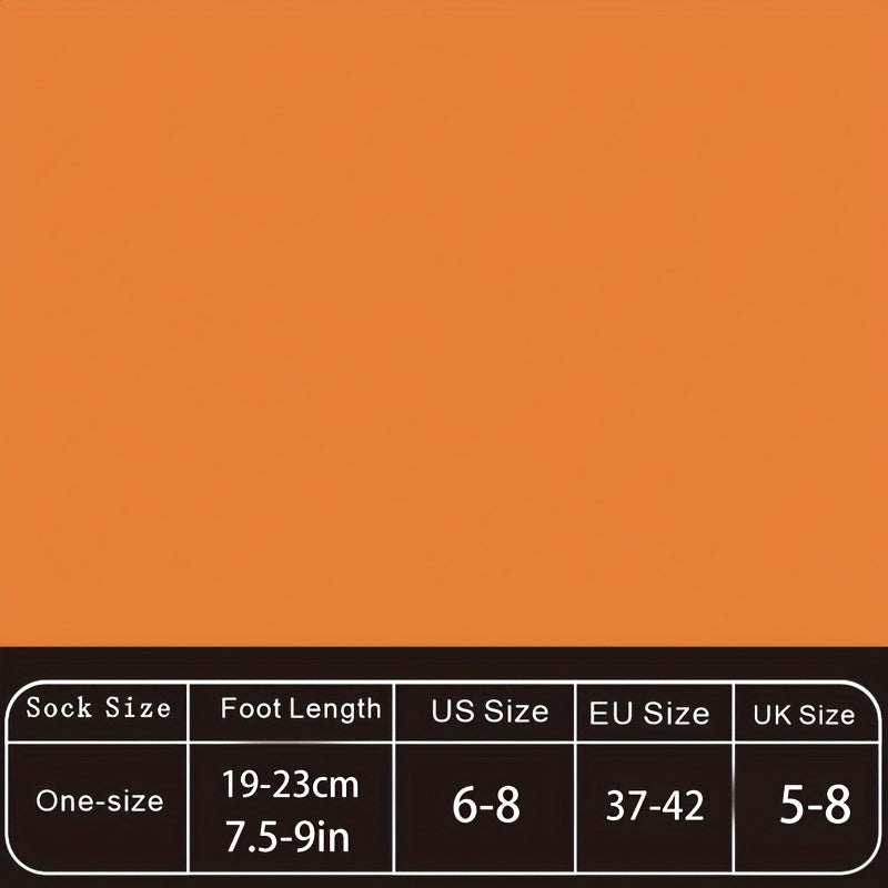 Men's Street Style Letter Printed Knit Socks 5 Pairs Cotton Blend Breathable Soft Spring Summer