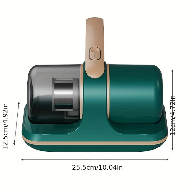 Kuchli, simsiz va USB orqali zaryadlanadigan portativ changyutgich, to'shak, divan va gilamlarni tozalash uchun ideal. Zamonaviy filtr tizimi, LED displey va nafis yashil va oltin ranglari bilan jihozlangan.