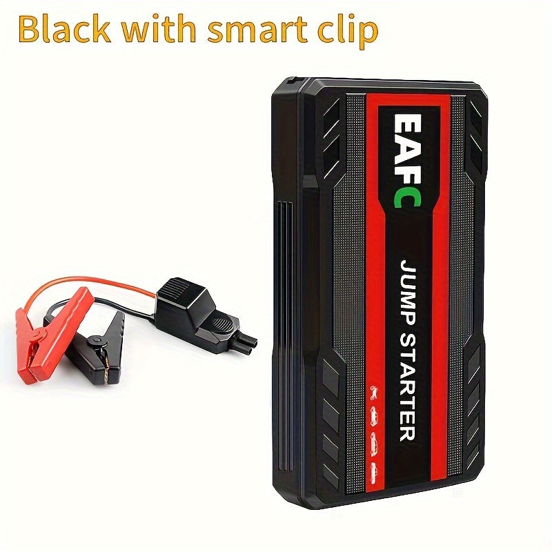 2023 Portable Car Jump Starter with LED Light and USB Power Bank for 12V Gasoline Cars Up to 3.0L
