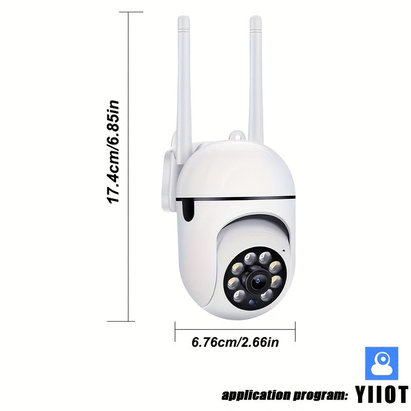 Indoor Security Camera 1080P HD Wi-Fi Pan Tilt Night Vision Two-Way Audio