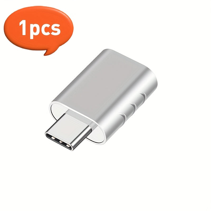 Adaptador convertidor de USB-C a USB 3.2 de alta velocidad, transferencia de datos de 10G para MacBook, iPhone, smartphones, portátiles