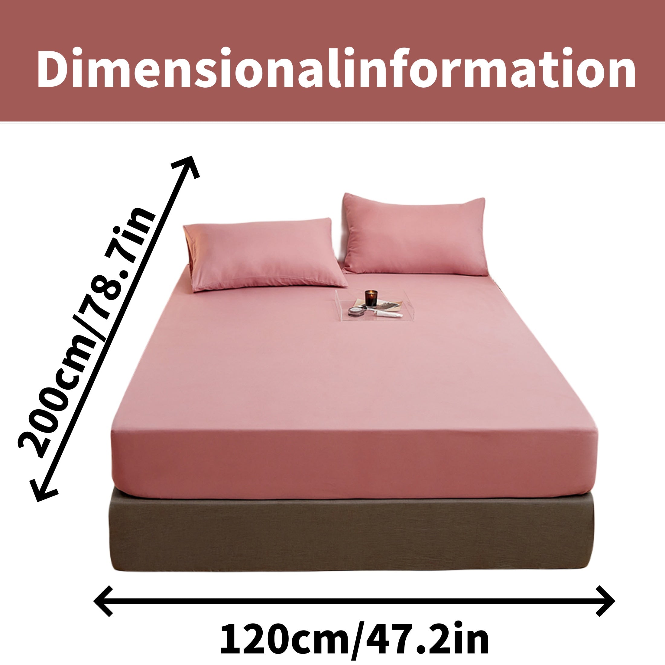 Juego de sábanas ajustadas de poliéster cepillado con 2 fundas de almohada, con bolsillo profundo, ropa de cama