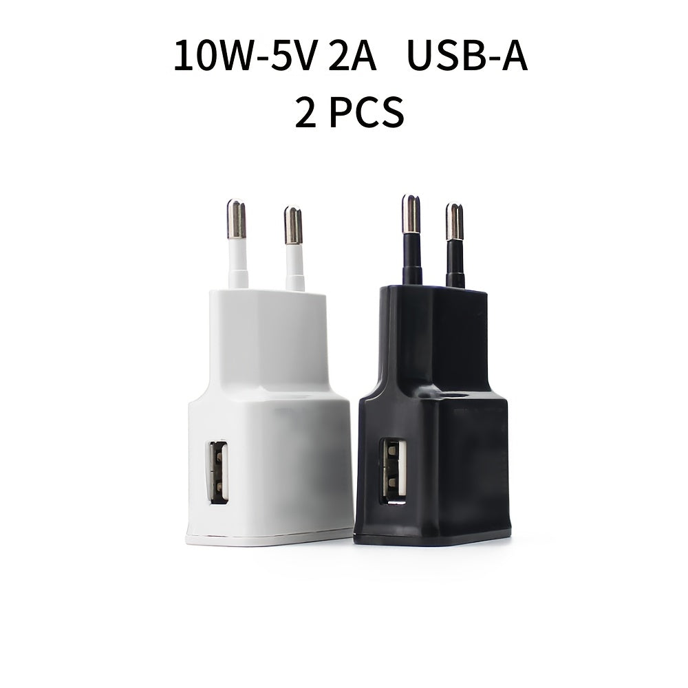 USB Wall Charger 10W EU Plug for Mobile Phones Compatible with Samsung Google LG HTC Huawei Moto