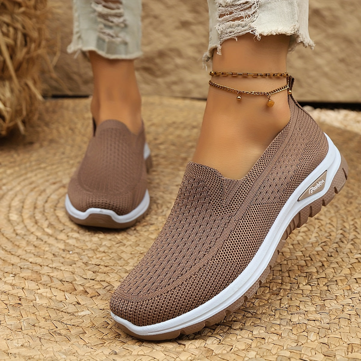 Women Old Beijing Cloth Shoes Black Non-Slip Soft Sole Comfort Shoes