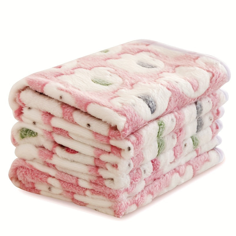 Pet Dog Blanket Polyester Fiber Stain Resistant Machine Wash Small Medium Large Dogs Elephant Design