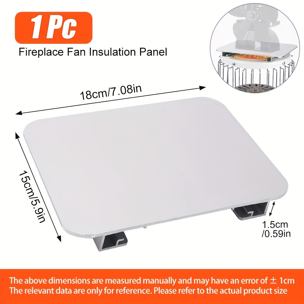 Aluminum Stove Fan Heat Shield Insulation Board for Fireplaces and Heaters