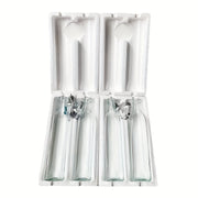 Set of Four 500ml Glass Oil and Vinegar Bottles with Drip Spouts