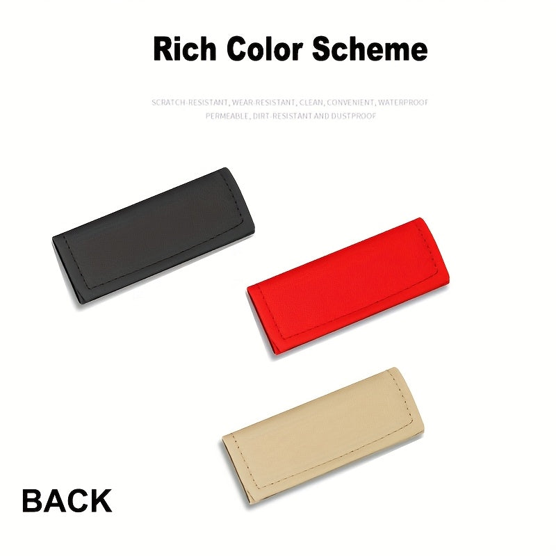 Car Armrest Cover Nappa Leather Handle Grip Protector for Vehicle Interior