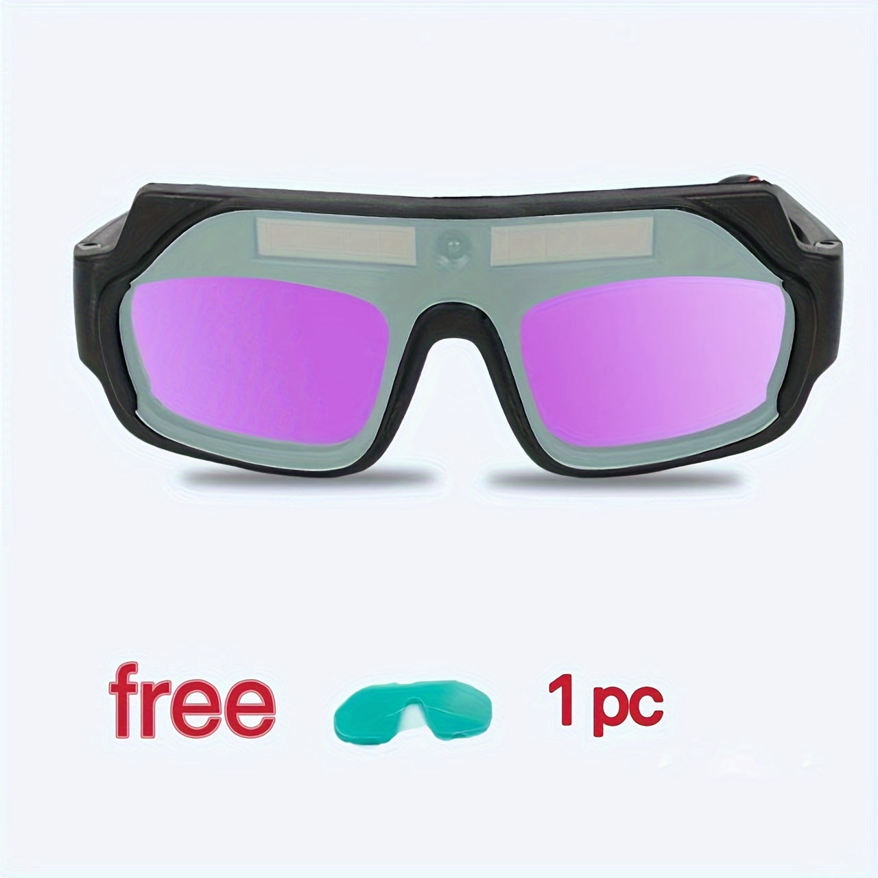 Welding Safety Glasses Auto-Darkening Protective Eyewear with Anti-Glare Solar Cells