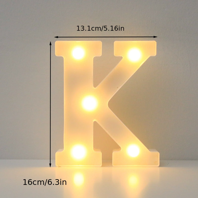 LED Alphabet Letter Lights for Home Decor Wedding Birthday Christmas Party