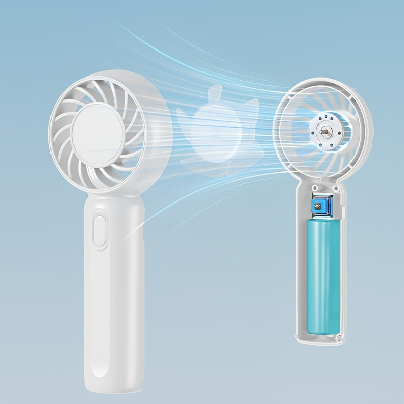 Handheld Mini Fan Portable USB Rechargeable Personal Cooling Device