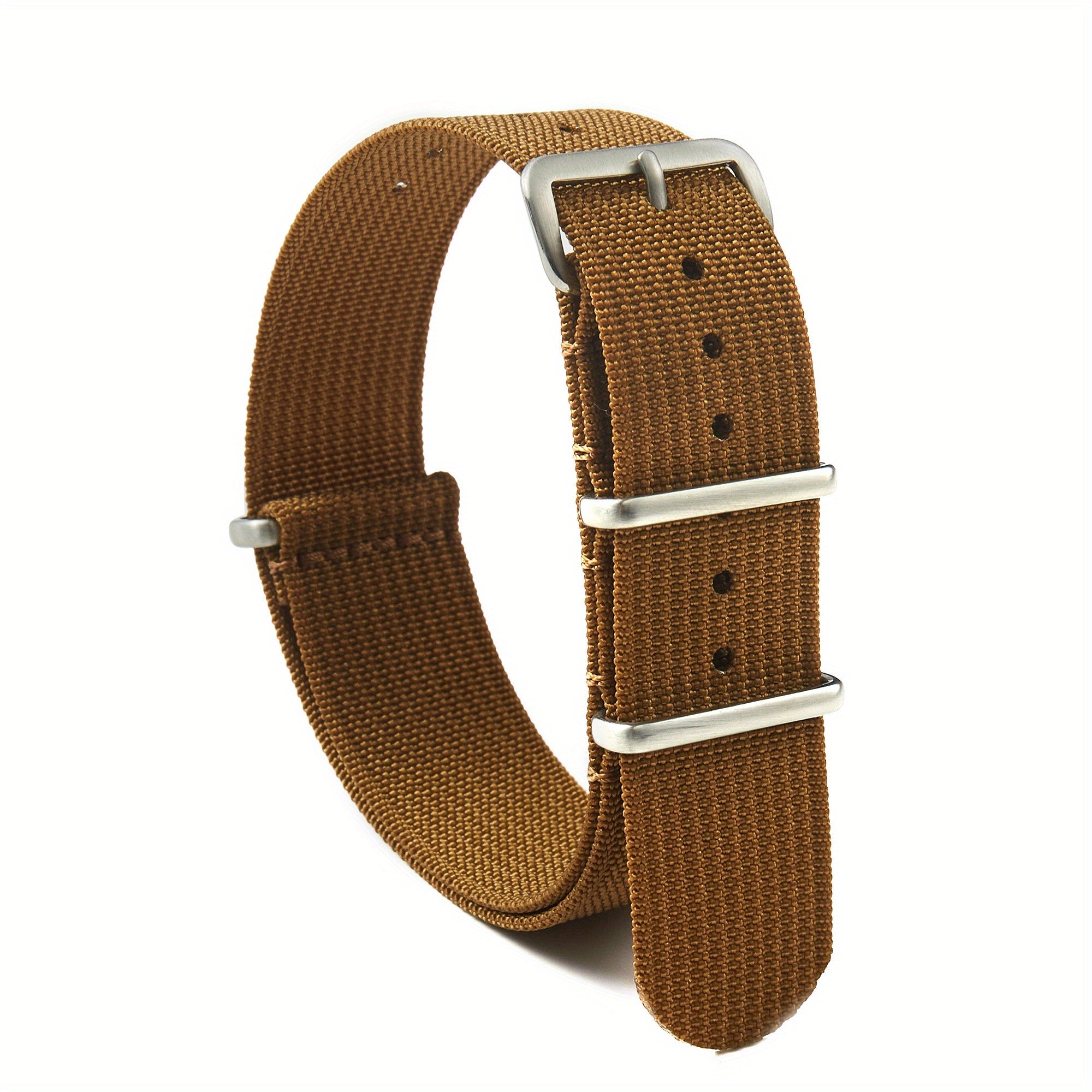 Nylon Watch Band with Stainless Steel Buckle 18mm 20mm 22mm for Men Women