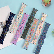 Silicone Sports Watch Band for Men Women Waterproof Compatible with 38mm 49mm Smartwatch