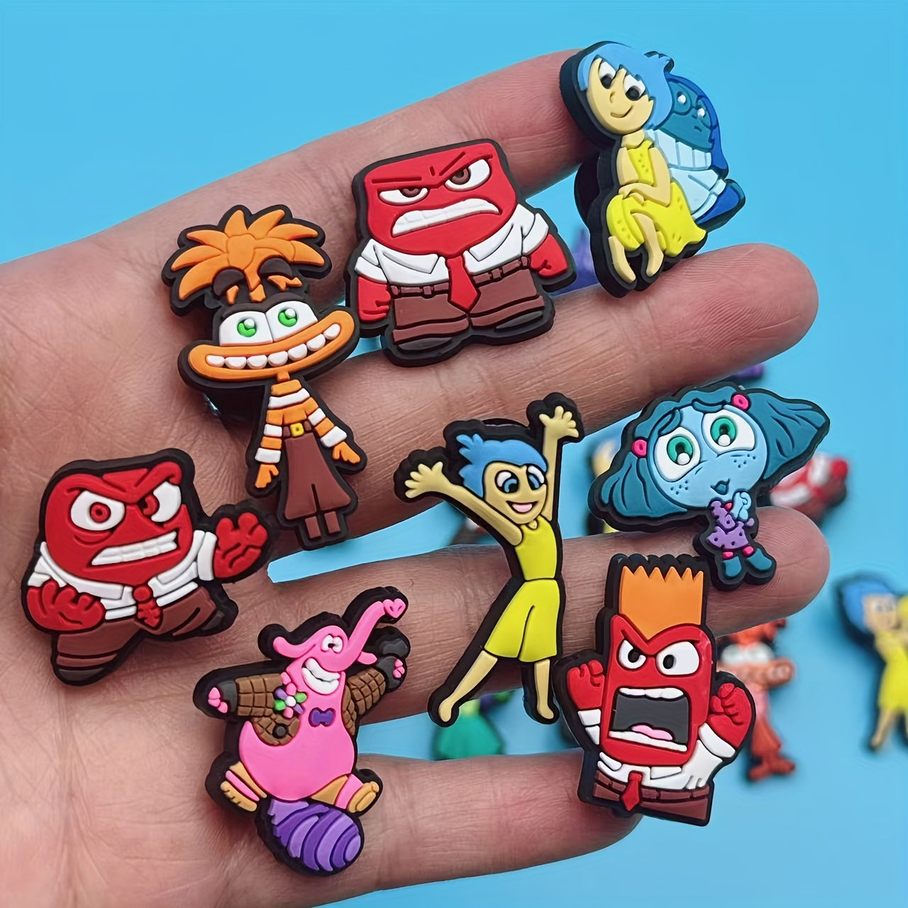 Kids PVC Shoe Charms Set, Colorful Cartoon Accessories for Sneakers