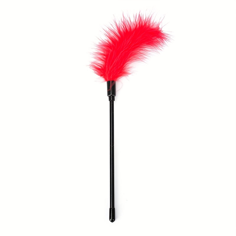 Adult Teasing Feather Stick Black Red Pink Sensual Flirt Sex Toy