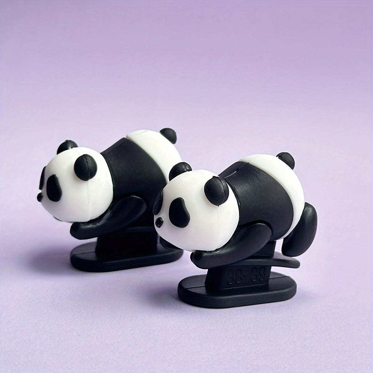 Kattalar uchun PVC shlyapa charms – Panda, baliq, fin, shark, qulupnay, muzqaymoq aksessuarlari