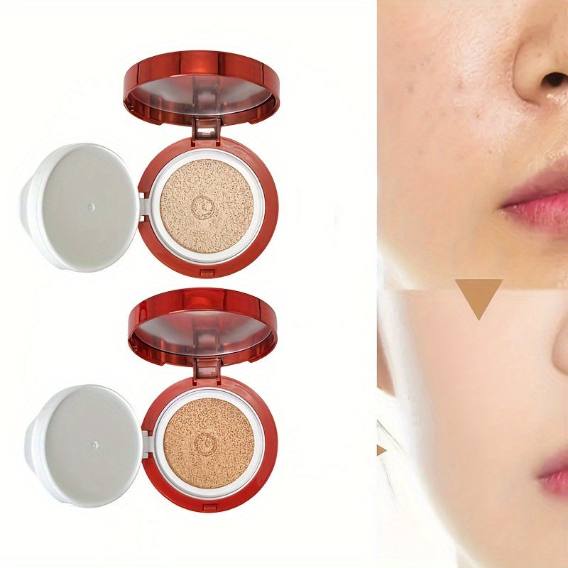 Ginseng Air Cushion Foundation for All Skin Types Hydrating Natural Finish BB Concealer Lotion