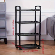 Carro de almacenamiento con ruedas multifuncional con 3/4/5 niveles para cocina, baño y sala de estar