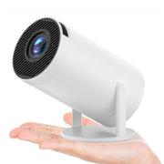 Mini Portable Projector 1080P WiFi6 180° Rotation for Home Office