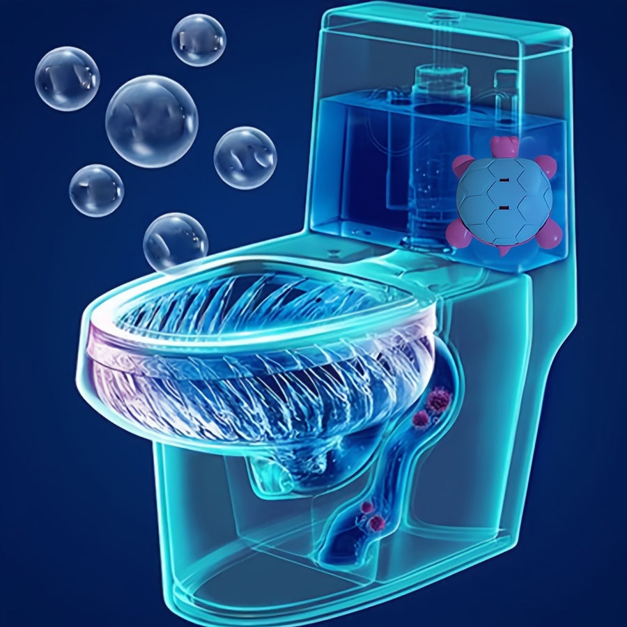 Geli hidli toshbaqa shaklidagi hojatxona tozalagichi: Uy va mehmonxona uchun dog'larni olib tashlovchi, qoldiq qoldirmaydi