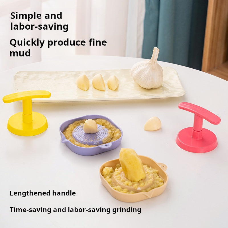 Эргономичный кухонный пресс для чеснока для пюре из имбиря, огурца, редиса