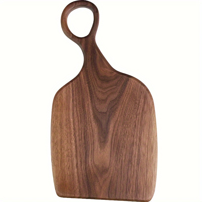 Walnut Wood Cutting Board for Steaks Bread Fruits with Handle Kitchen Use