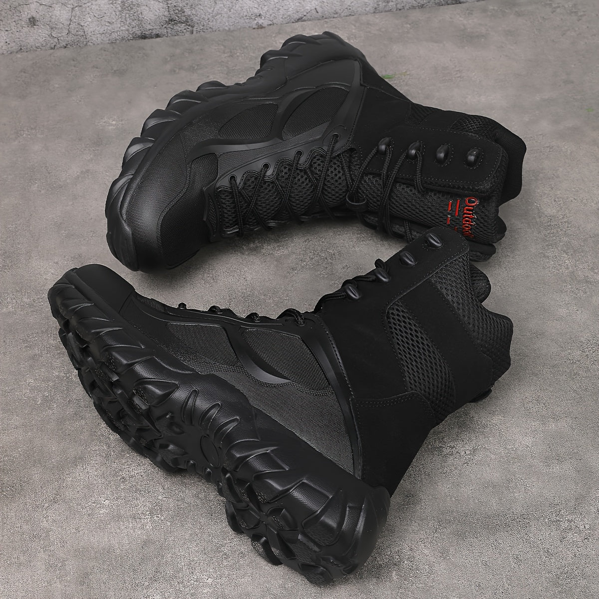 Women Winter Tactical Boots Slip-Resistant Lightweight Warm Hiking Shoes