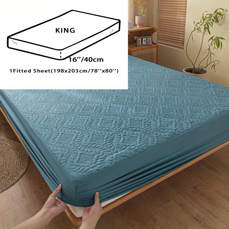 Set of 2 Waterproof Mattress Protector Pillowcases 3D Air Bamboo Breathable Soft