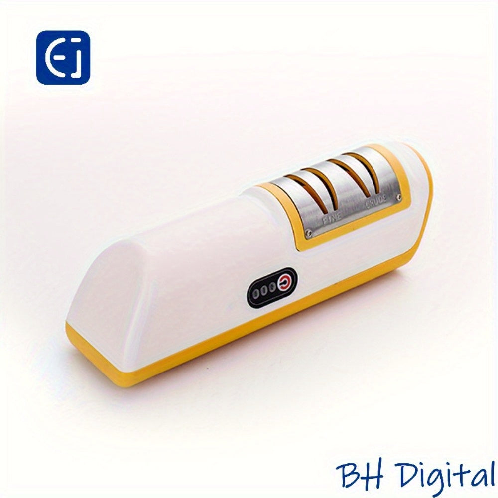 USB зарядка билан электр шевкалагич, ошхона пичоқларини майдалаштириш ва полиш учун мўлжалланган.