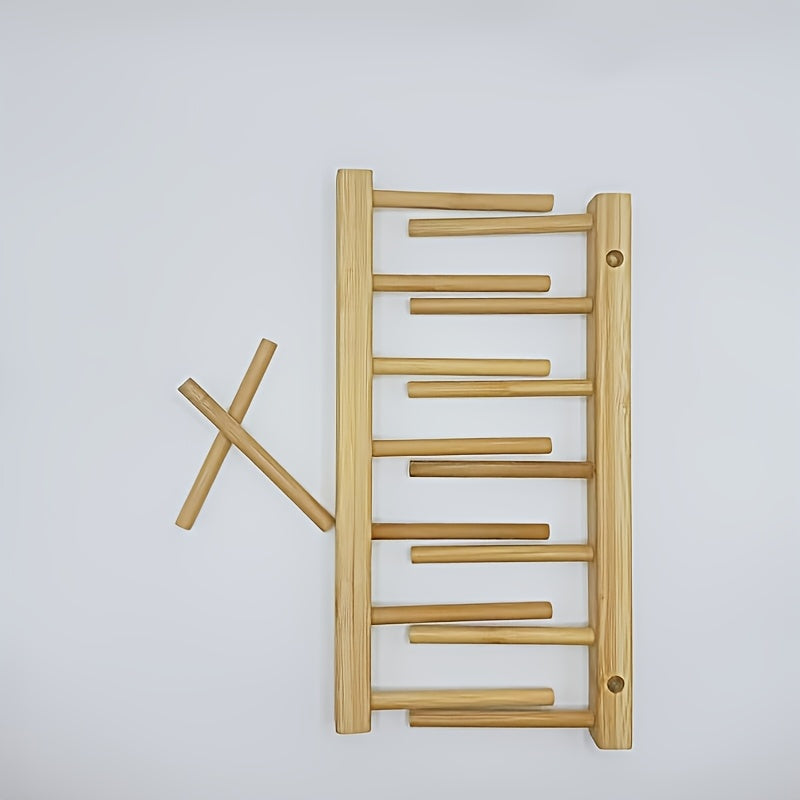 Bamboo Book Stand and Storage Rack for Bedside and Office Desk Multi-Functional