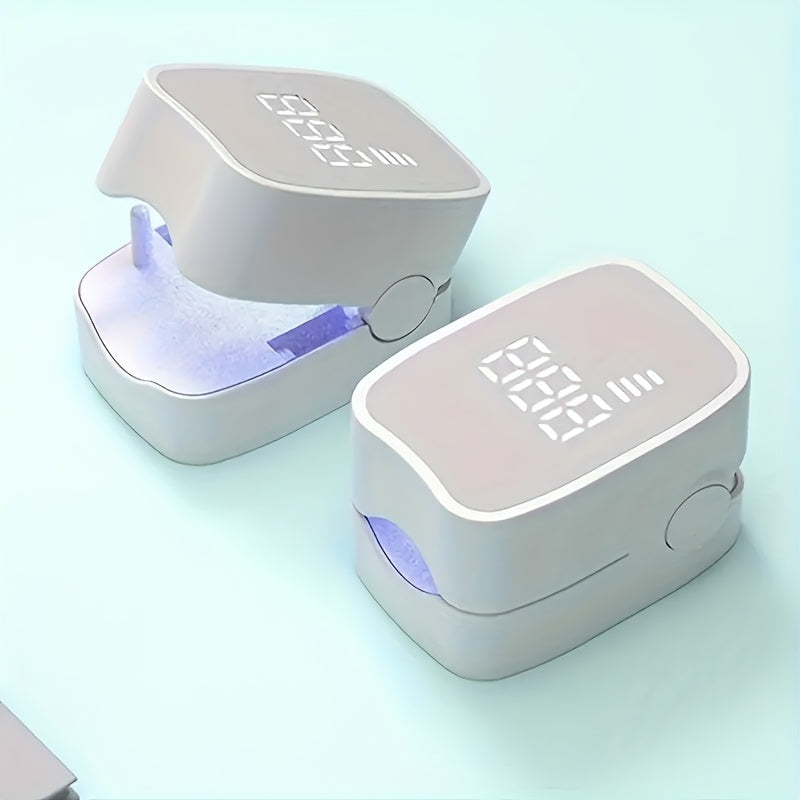 WeluvFit Перезаряжаемое устройство для релаксации ногтей с UV LED, зарядка через USB, работает на батарейках, идеальный подарок на День святого Валентина