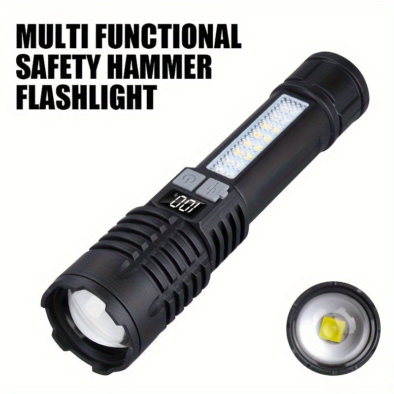 800mAh USB qayta zaryadlanadigan LED chiroq, sozlanadigan diqqat bilan, lager va favqulodda vaziyatlar uchun