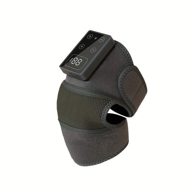 USB Rechargeable Massager for Knees Shoulders with Heat Vibration Therapy