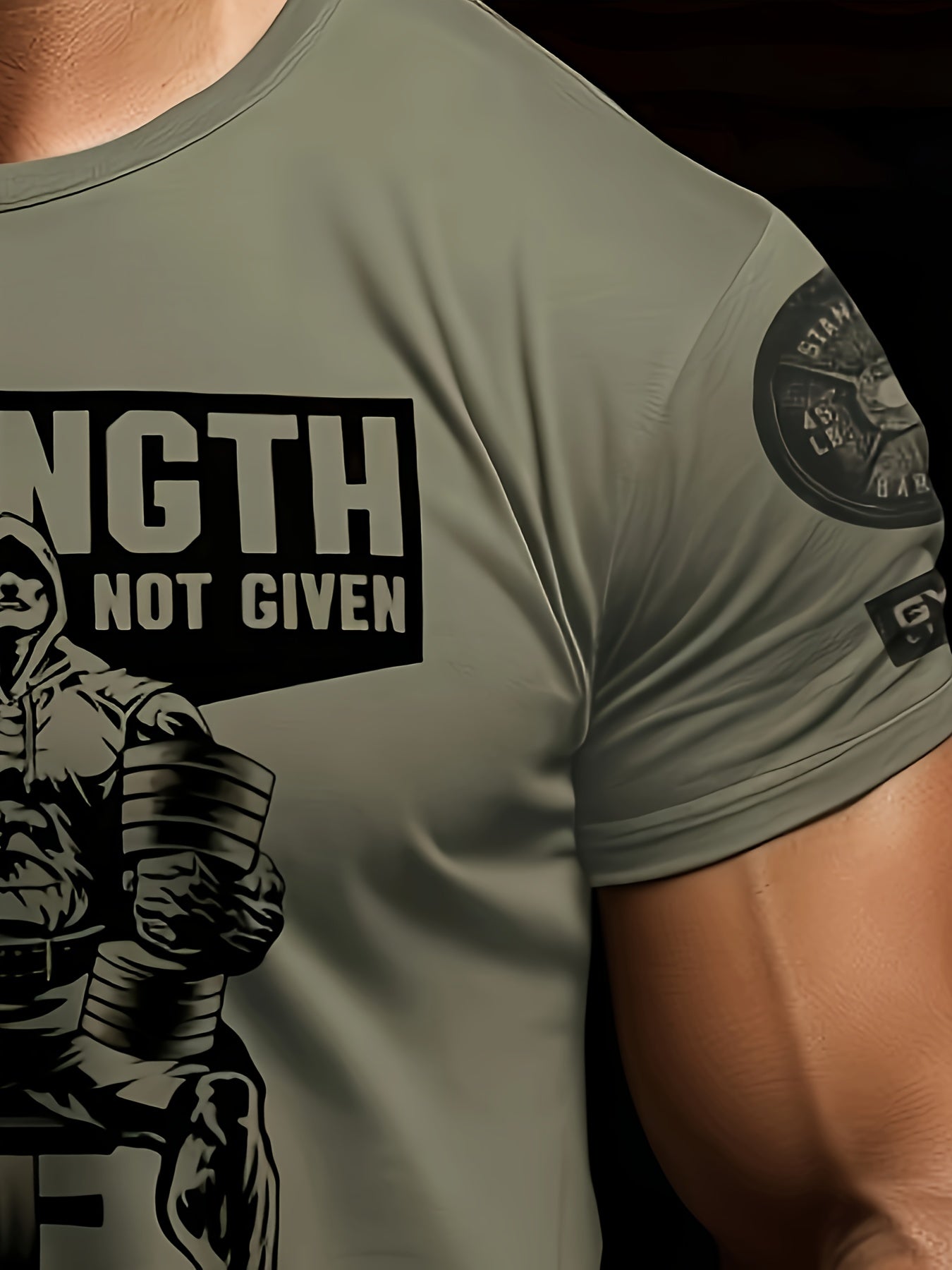 Мужская футболка из полиэстера большого размера с принтом по всему изделию, круглый вырез, короткий рукав, лето