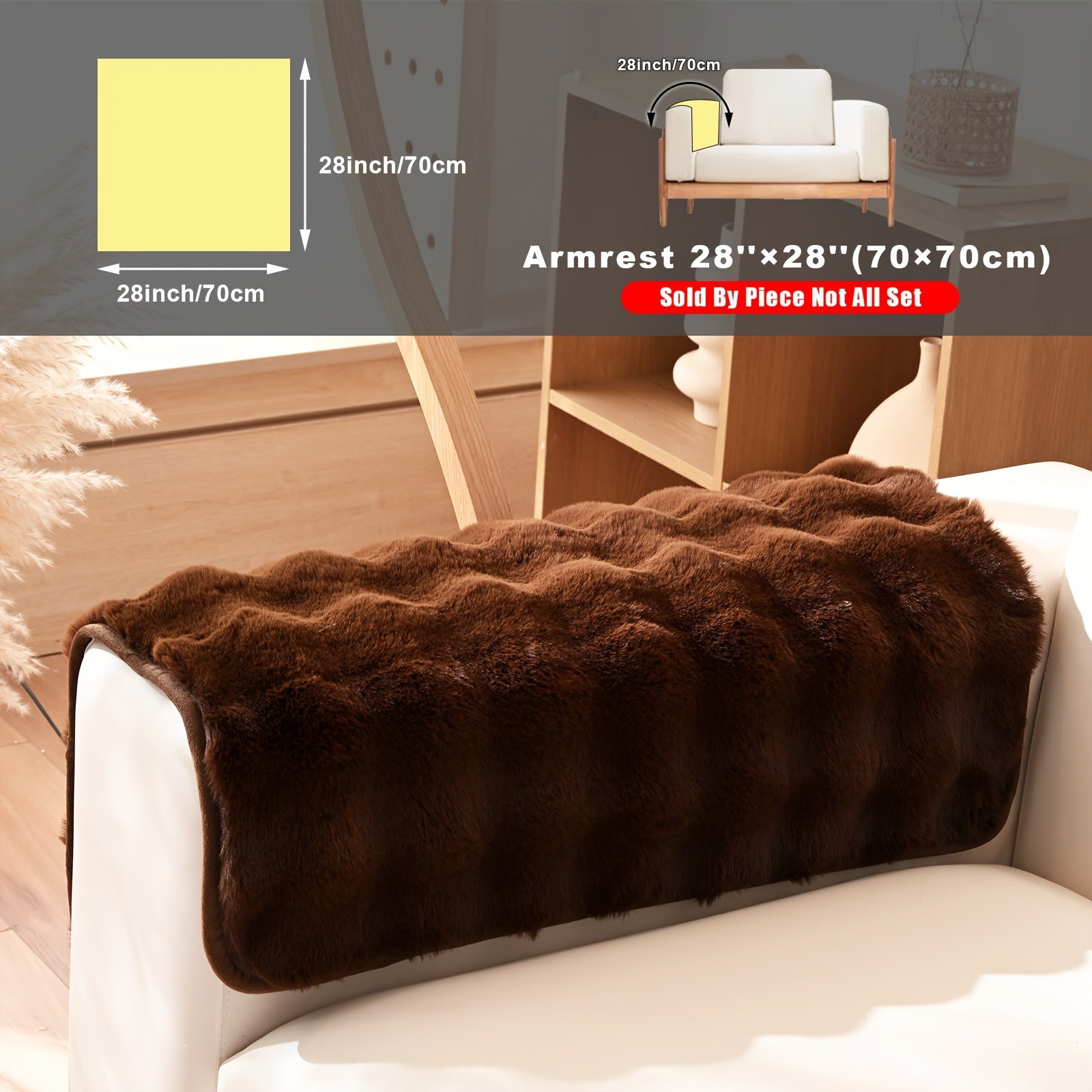 Накидка на диван из флиса для 2-4 местных диванов в 8 цветах, моющаяся в машине, дружелюбная к питомцам, современный дизайн