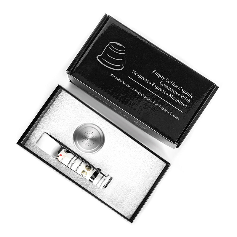 Экономьте деньги и сокращайте количество отходов с помощью этих многоразовых фильтров для кофейных капсул Nespresso из нержавеющей стали для вашей эспрессо-машины.