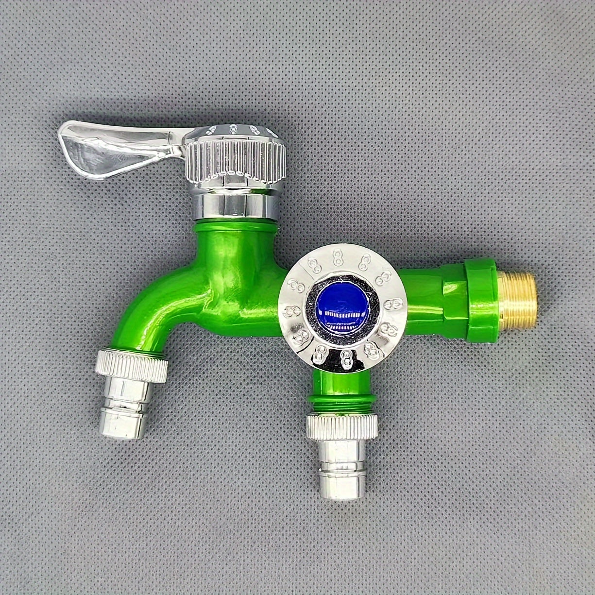Dual Nozzle Faucet Plastic Installation for Balcony Bathroom Pool