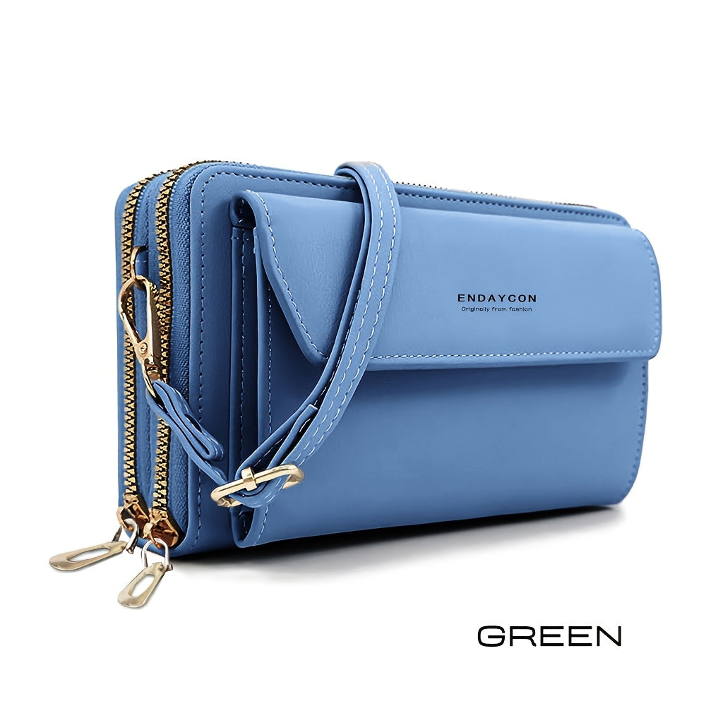 Zamonaviy va ko'p funksiyali ayollar uchun telefon sumkasi, katta sig'imli, ochiq havoda faoliyatlar uchun xochdan osilgan dizayn.