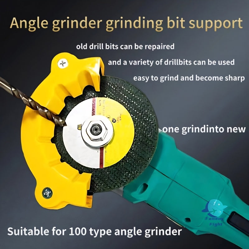 Yellow and Black Plastic Angle Grinder Bit for High-Speed Steel and Carbide Drills