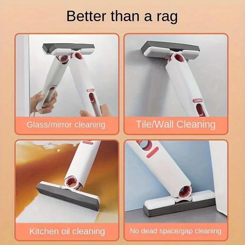 Mini fregona de esponja con cabezal reemplazable, herramienta de limpieza absorbente para superficies