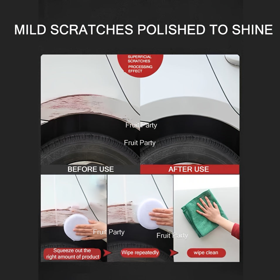 Vehicle Scratch Repair Cream for Metal Surfaces, Paint Care, Polishing