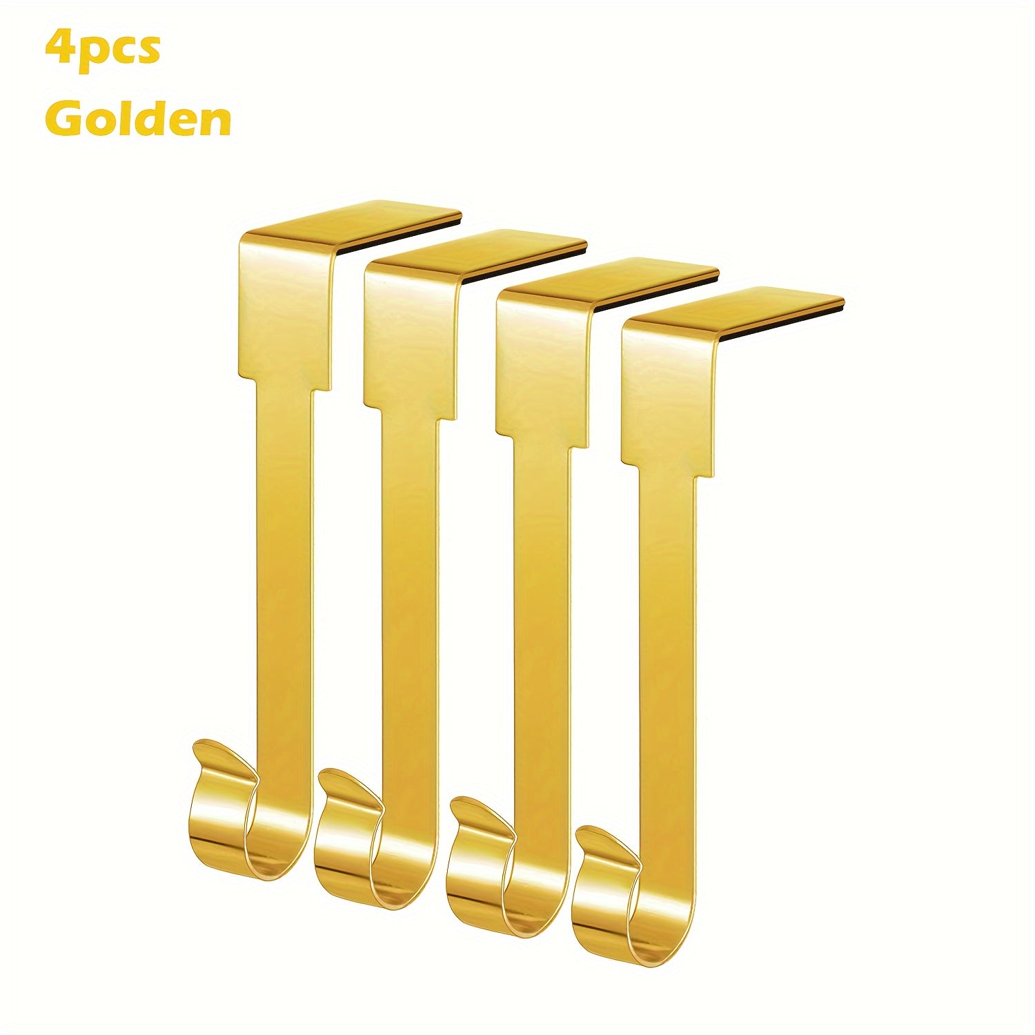 Durable Non-Slip Metal Christmas Stocking Holders for Fireplace Mantel Decor