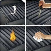 Universal Fit Breathable Faux Leather Car Seat Covers Moisture-Wicking Set