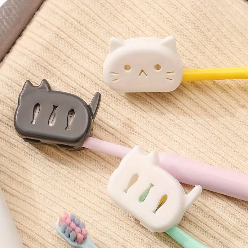 2/4pcs Toothbrush Protectors for Travel Unscented Cartoon Design