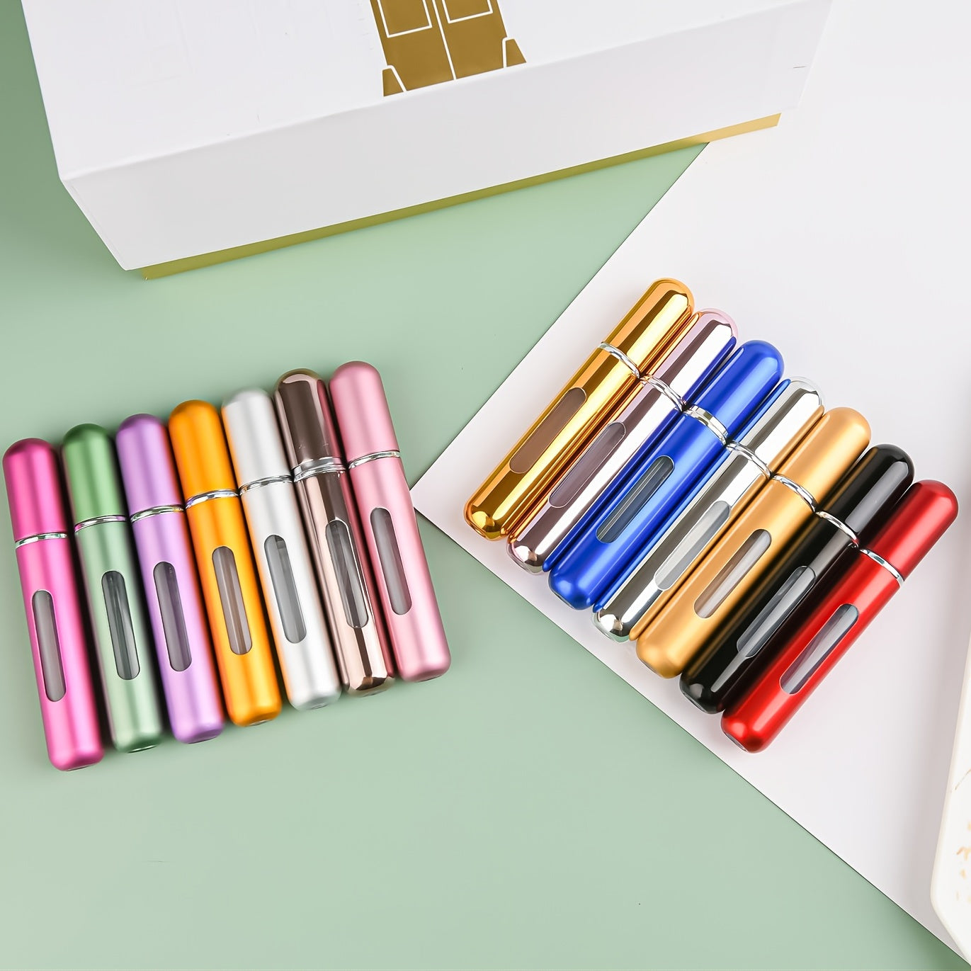 Unisex 5ml Travel Perfume Bottle Portable Empty Spray Cosmetic Refillable