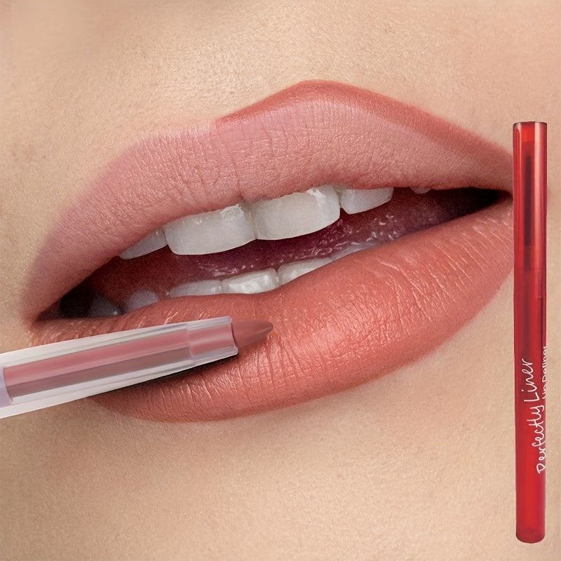 Lápiz labial mate nude para mujer, lápiz de labios de larga duración, a prueba de agua