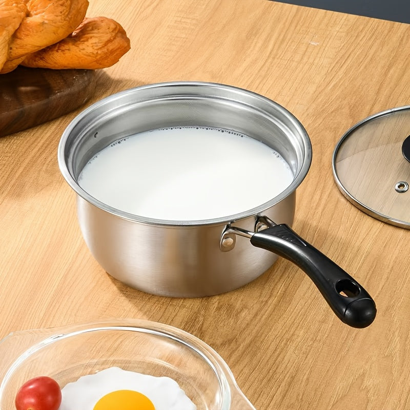 Durable Stainless Steel Cookware Set 6 Pieces Pots and Pans Nonstick Oven Safe