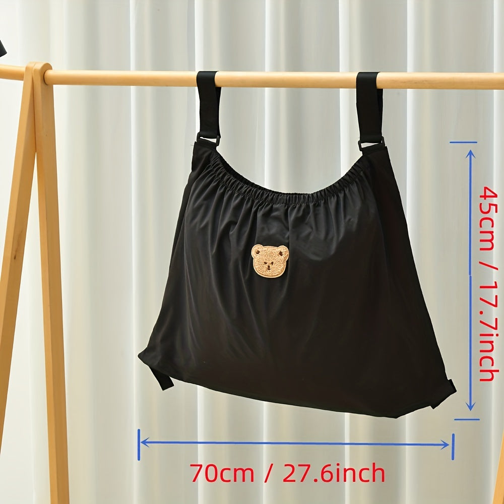 Diaper Bag for Parents Waterproof Nylon with Bottle Storage 70x45cm