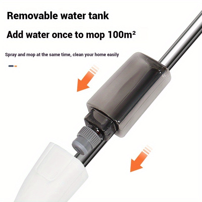 Stainless Steel Microfiber Spray Mop with Disinfectant Dispenser for Floors